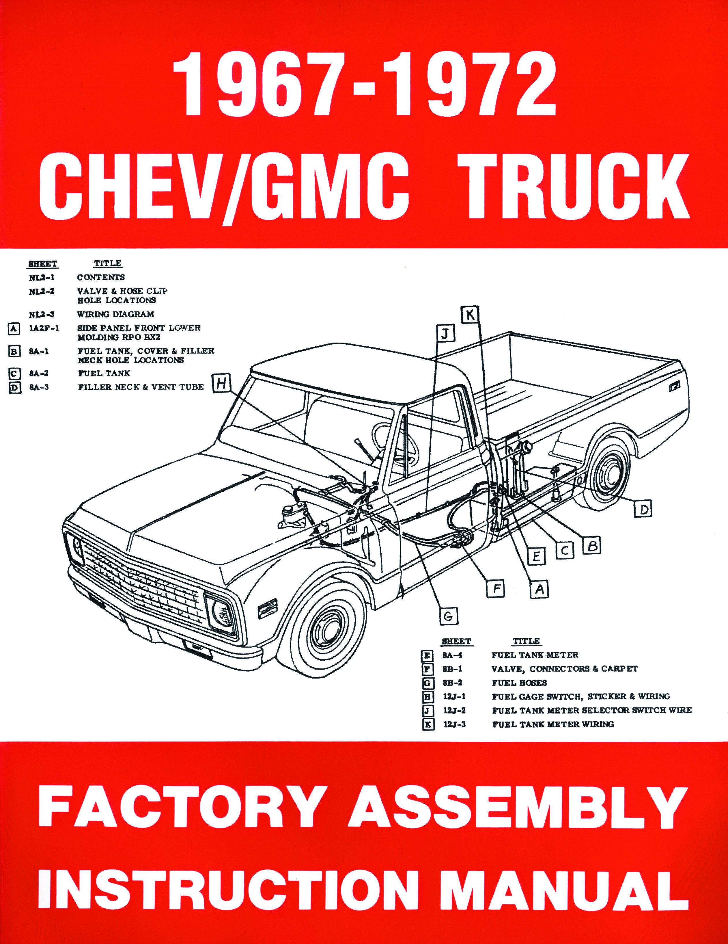 american-autowire, Factory Assembly Manual - 1967-72 Chevy Truck