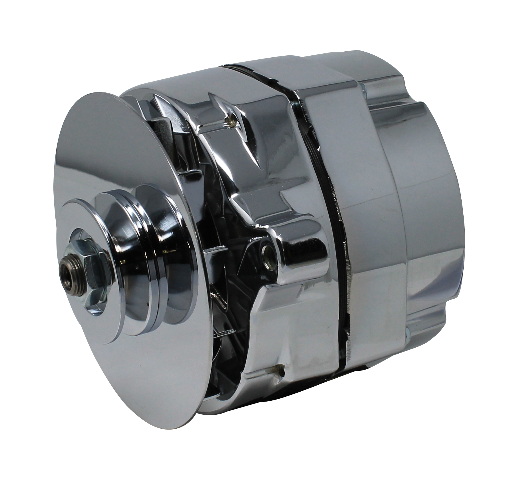 Tuff Stuff, Ford Alternator- 100 Amp, Chrome