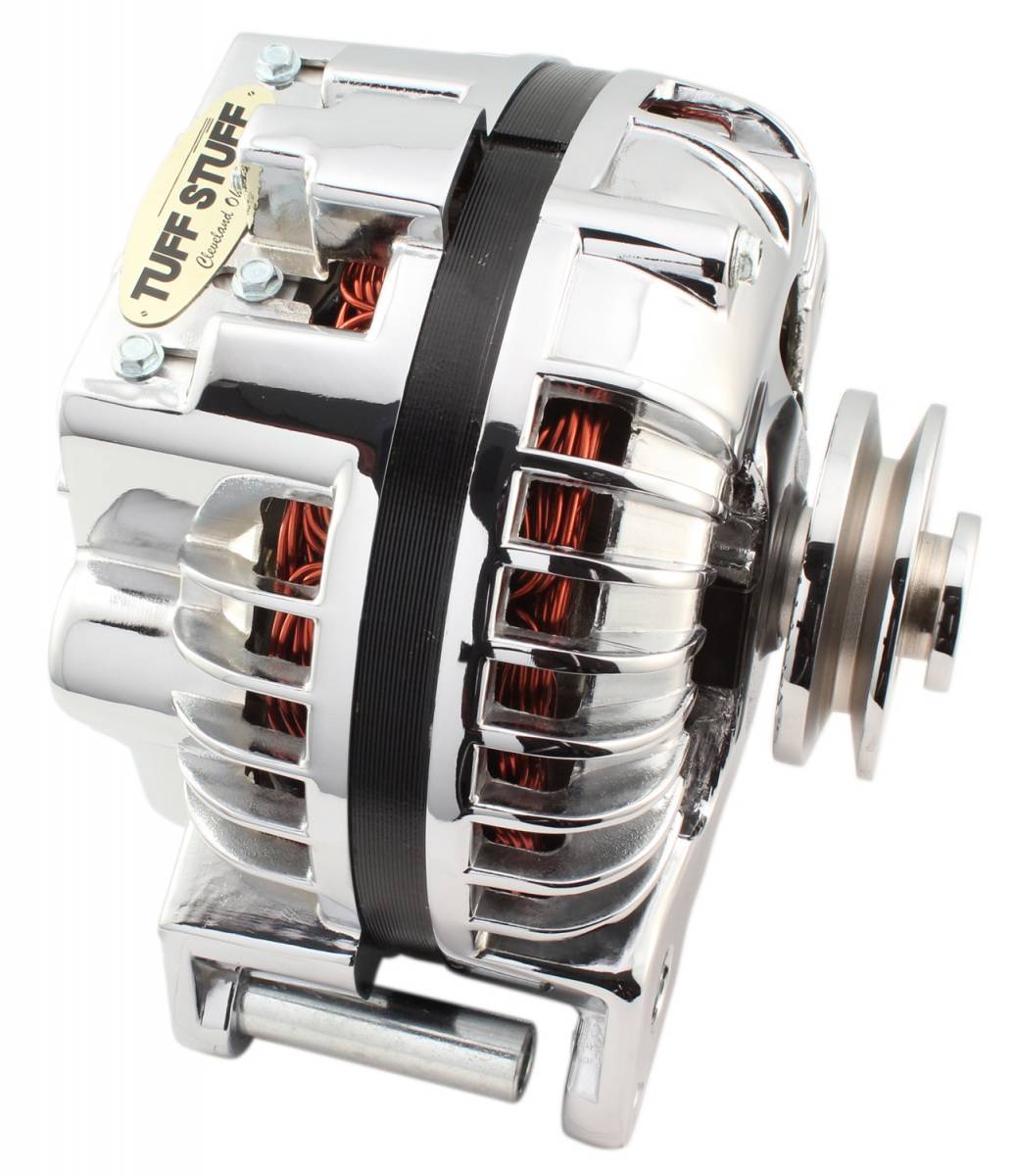 Tuff Stuff, Mopar Alternator- 100 Amp, Chrome