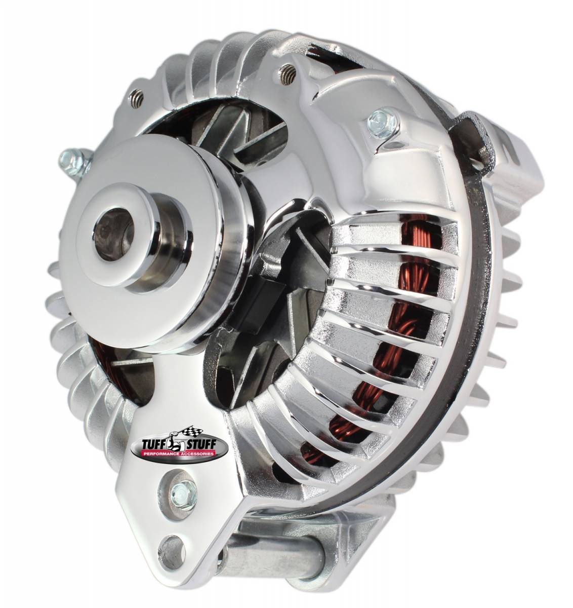 Tuff Stuff, Mopar Alternator- 100 Amp, Chrome