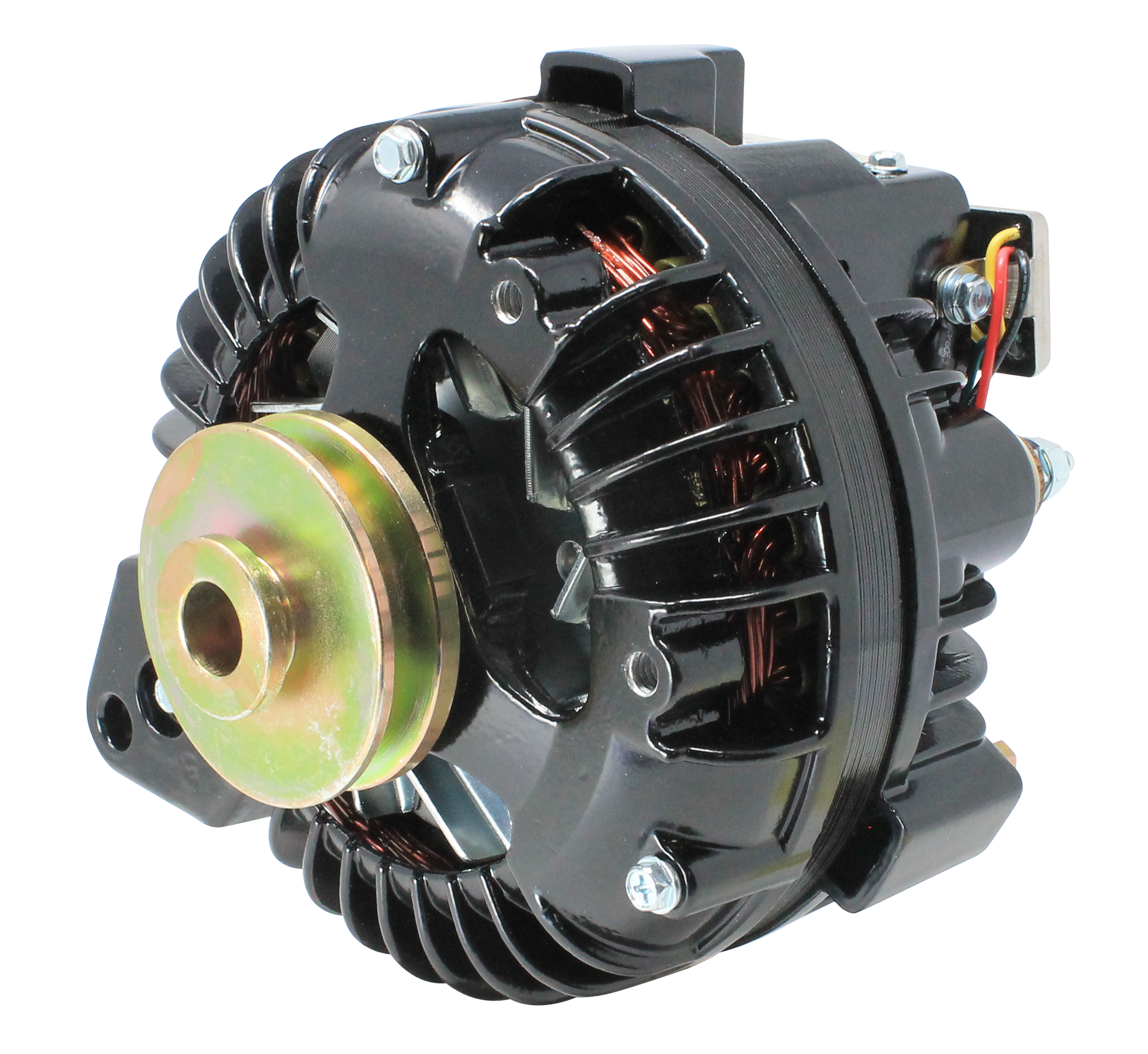 Tuff Stuff, Mopar Alternator- 100 Amp, Stealth Black